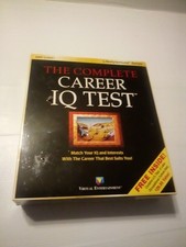 Rare Vintage 1997 The Ultimate IQ Test  Prep Big Box Game CD-ROM Windows 95/98 picture
