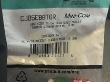 Panduit CJD5E88TGR Mini-Com Module Cat 5E picture