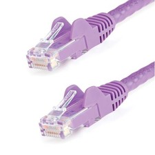 Startech C6ASPAT6INBK 6IN BLACK CAT6A ETHERNET CABLE SNAGLESS RJ45 UTP PATCH CAB picture