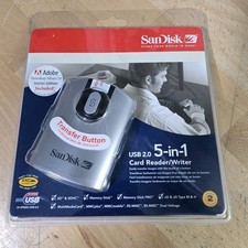 NEW SanDisk ImageMate USB 2.0 5-in-1 Card Reader/Writer SDDR-99-A15 New In Box picture