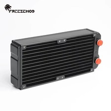 FREEZEMOD Aluminum PC Water Cooling Radiator 45mm Thick 120/240/360 G1/4 picture