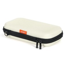 Off White Small Portable Tech Organizer Hard Carrying Case Pouch picture