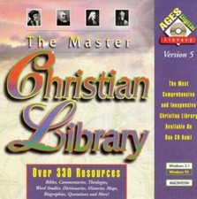 The Master Christian Library 5 w/ Manual PC MAC CD 330+ resources Bible study picture