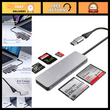 5-in-1 CFast 2.0 Card Reader, USB C & USB 3.0 Multi-Slot Adapter, 5Gbps Data Tra picture