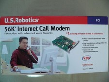 US ROBOTICS 56K INTERNET CALL MODEM V.90 USR5695 PCI New Sealed Box picture