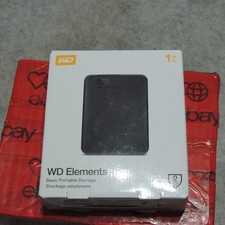 WD 1TB Elements Portable External Hard Drive for Windows Mac WDBUZG0010BBK-WESN picture