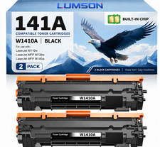 141A Toner Cartridge Black 2-Pack with Chip for 141A LaserJet MFP M109 MFP M112 picture