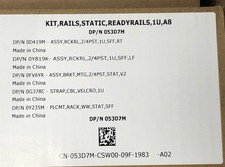 Dell Static Rail 1U Kit 2 or 4-Post R330 R340 R430 R440 R620 R630 R640 R6515 A8 picture