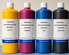 COMPATIBLE SUBLIMATION BULK INK REFILL FOR EPSON L5190 L 3150 L3110 L1110 L3111 picture
