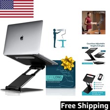 Upryze Portable Laptop Stand: Ergonomic & Foldable with Cool Design for Desk Use picture