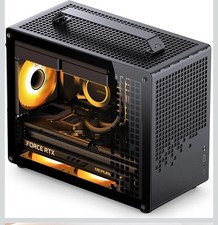 Black Micro-Atx Mini Tower PC Case,With Detachable Carrying Handle JONSPLUS Z20 picture