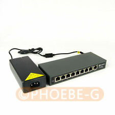 DSLRKIT 120watt 9 Port 8 PoE Switch 802.3af 802.3at Power Over Ethernet PSE18AT picture