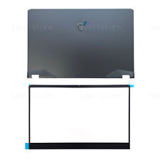 New LCD Back Cover&Front Bezel&Hinges For MSI GE76 Raider 10UE 11UE MS-17K1 Blue picture