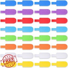 Outus 50 Pcs Cable Labels Multi Color with Writable Surface Reusable Waterpro... picture