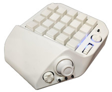 MH-Device USB-C MH-Delta 41-Key One-Handed Gaming Keyboard Standard White New JP picture