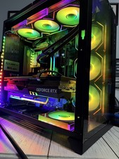 6 Pack 3 Forward 3 Reverse NEW Unbranded 120mm Black Argb Pwm Infinity  Pc Fans picture