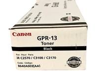 Genuine Canon Black Toner  GPR-13 for IR C2570 /C3100 /C3170 picture