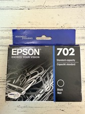 EPSON 702 DURABrite Ultra Ink Standard Capacity Black Cartridge Exp.2025 picture