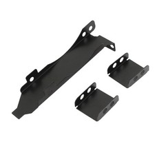 80-90mm Dual Fan Rack Mount PC PCI Slot Cover Bracket Video Card Cooling Black picture