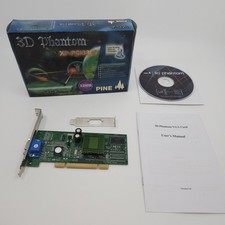 Pine 3D Phantom XP-3800 32mb PCI VGA Graphics Video Card - Complete - Tested picture