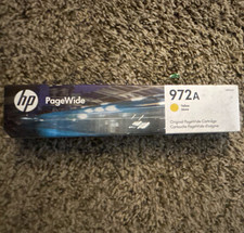 HP PageWide 972A Genuine Original Yellow Inkjet Ink Cartridge picture