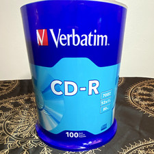 Verbatim CD-R Recordable Discs 100-Pack Spindle 700MB 80min 52x (94554) picture