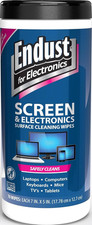 Endust for Electronics; Screen & Surface Cleaning Wipes, Great LCD and Plasma Wi picture