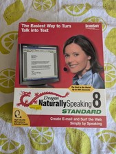 Dragon Naturally Speaking 8 Standard ScanSoft Software - SEALED NEW picture