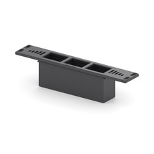 10 Inch KVM Rack Mount 1U for JetKVM 3 Bay Triple over IP Homelab Black PETG picture