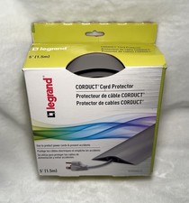 Legrand Wiremold Corduct 5 ft Gray Over-Floor Cord Protector CDG-5 New in Box picture