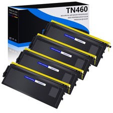 4PK High Yield TN460 Toner for Brother Intellifax 4100 4100e 4750 4750e 4750p picture