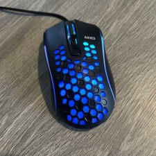 MTG RGB Gaming Wired USB Mouse 4 Button Black Preowned Precision Speed Comfort-A picture