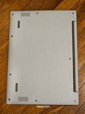 Lenovo Chromebook c339 2 in 1 convertible laptop white 64GB working, missing key picture