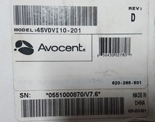 Avocent 4SVPUA20-201  SWITCHVIEW 4 PORT PS2 & USB - KVM SWITCH W/ USB2 HUB picture