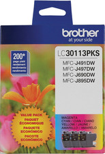 New Genuine Brother LC3011 Cyan Magenta Yellow Ink Cartridge MFC-J491DW picture