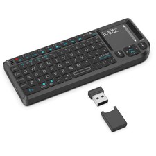 Mini Wireless Keyboard, 2.4G + Bluetooth , Rechargeable& Portable Keyboard picture