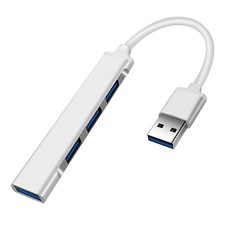 LOT USB 3.0 4 Port Hub Splitter Slim & Sleek Aluminum for PC Mac Laptop Desktop picture