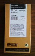 06/2024 New Genuine Epson T9138 Matte Black T913800 HDX Ink 200ml SC-P5000/5070 picture