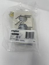 10 PACK**PASS & SEYMOUR LEGRAND DUPLEX 1-GANG WALL PLATE COVER LIGHT ALMOND picture