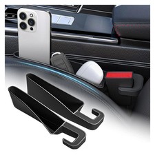 2PCS Short Car Seat Gap Filler Organizer with Seats Belt Holes,Antidropout Se... picture