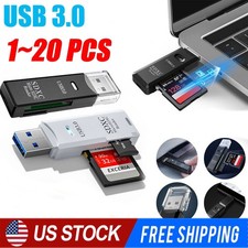 USB3.0 SD Card Reader for PC Micro SD Card to USB Adapter for Camera MemoryC lot picture