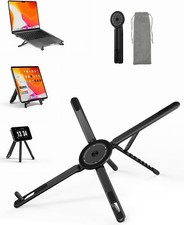 SupeDesk Adjustable Laptop Stand, 3-in-1 Magnetic Foldable Stand for Black picture