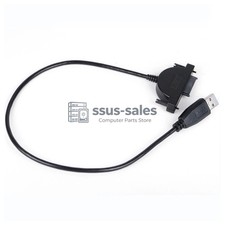 USB 2.0 to Slimline SATA 13Pin (7+6) Adapter Cable for ODD  notebook CD/DVD-ROM picture