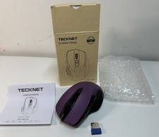 Wireless Mouse Tecknet Cordless Mouse PURPLE-M003 picture