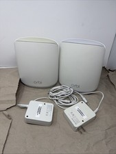 Pair of Netgear Orbi RBS760 AX5400 Tri-Band Mesh Wi-Fi 6 Add-on Satellite picture