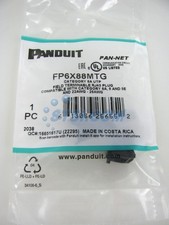 Panduit FP6X88MTG TX6A UTP Cat6a RJ45 Field Terminable Plug, 22-26awg ~STSI picture