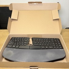 Microsoft Sculpt Ergonomic Keyboard 1559 W/ USB Dongle & Key Pad See Pics/Desc picture