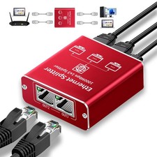 Ethernet Splitter 1 to 3 High Speed 1000Mbps, Gigabit Ethernet Splitter, LAN ... picture