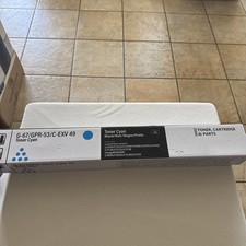 NEW GPR- 53/G-67/C-EXV 49 Canon Compatible Toner Cyan picture