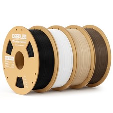 DEEPLEE PLA Basic 3D Printer Filament 4KG Black/White/Beige/Brown picture